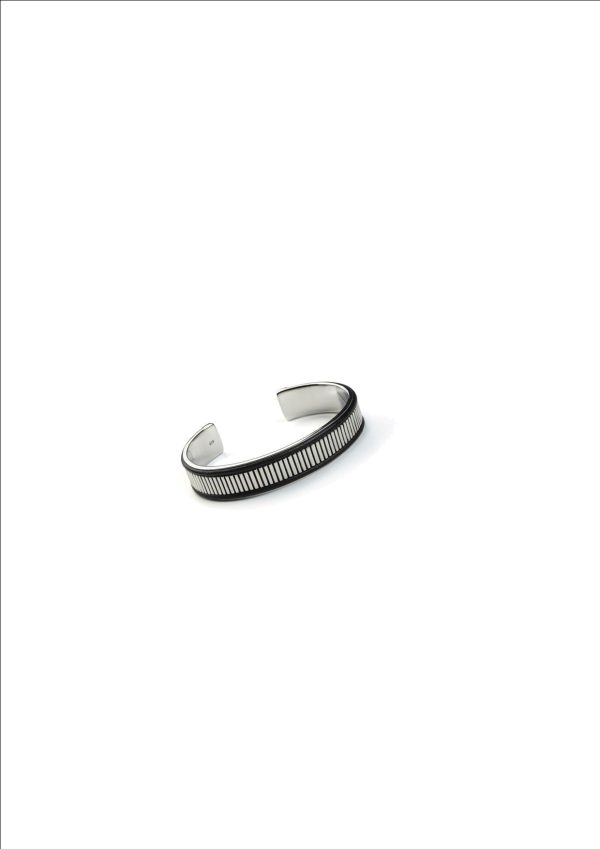 HOXTON LONDON Sterling Silver Bangle - BOLD COLLECTION - Image 3