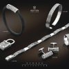 HOXTON LONDON  Sterling Silver Bangle - BAMBOO COLLECTION - Image 2
