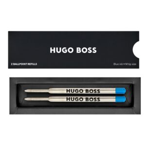 Hugo Boss - 2pk Ballpoint Refill Softline Blue Medium
