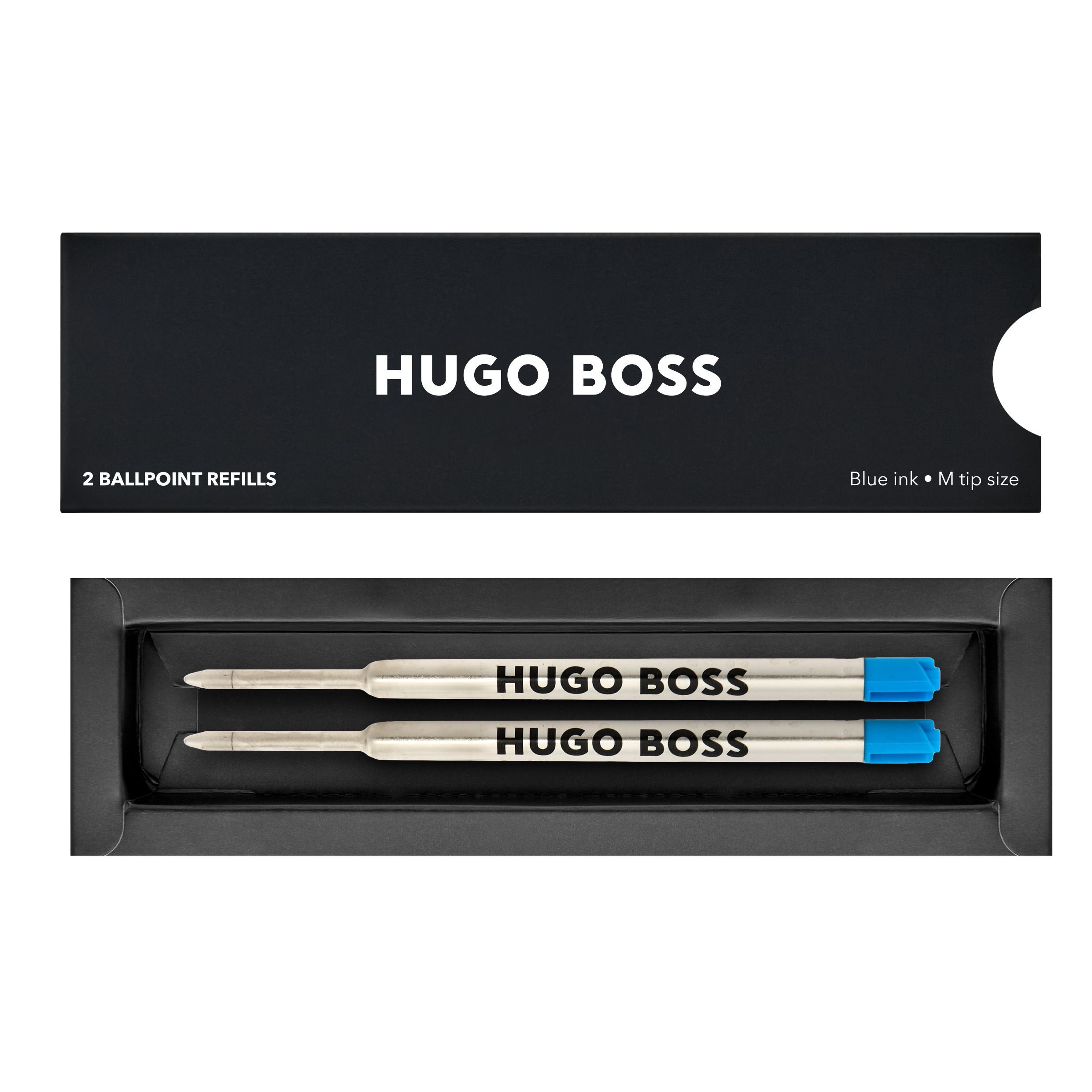 Hugo Boss - 2pk Ballpoint Refill Softline Blue Medium