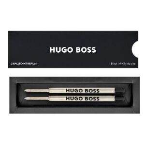 Hugo Boss - 2pk Ballpoint Refill Softline Black Medium