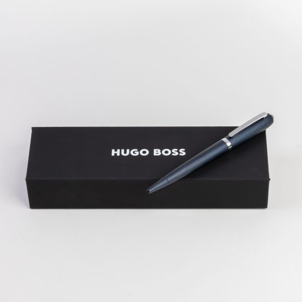 Hugo Boss Ballpoint Pen Contour Brushed Navy - Image 3