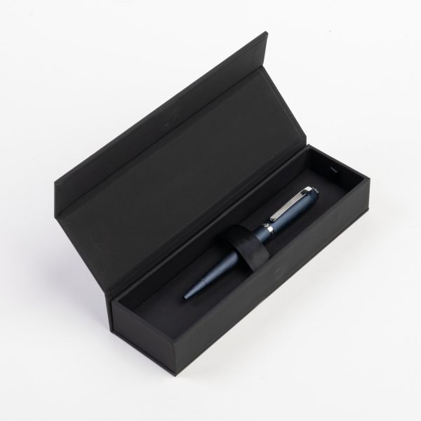 Hugo Boss Ballpoint Pen Contour Brushed Navy - Image 4