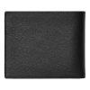 BOSS Trifold Leather Wallet with flap Iconic Black - Image 3