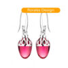 Sabay Mali I Earrings I Silver Rhodium-plated Pink