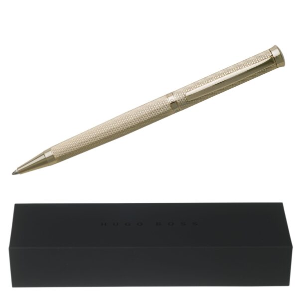 HUGO BOSS Ballpoint Pen Sophisticated Gold Diamond - Image 4