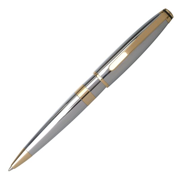 Cerruti 1881 Ballpoint Pen Bicolore Chrome/Gold - Image 4