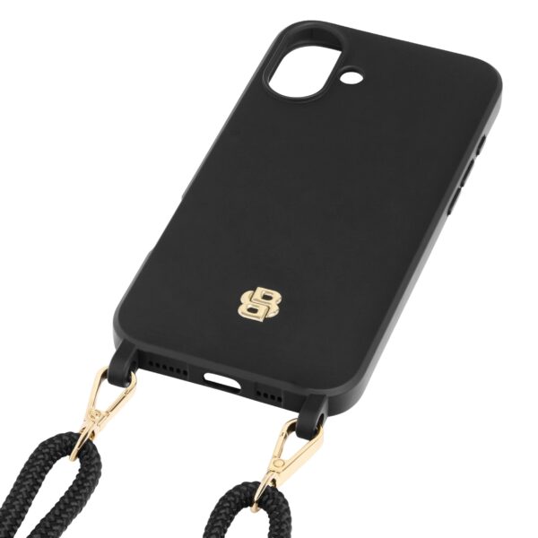 BOSS  iPhone 16 Plus Double B Black & Gold Case - Image 3