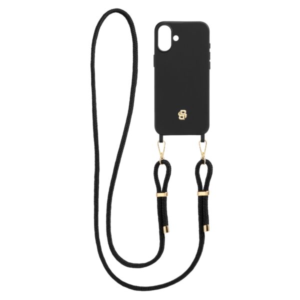 BOSS  iPhone 16 Plus Double B Black & Gold Case - Image 4