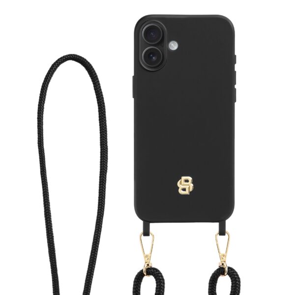 BOSS  iPhone 16 Plus Double B Black & Gold Case - Image 5