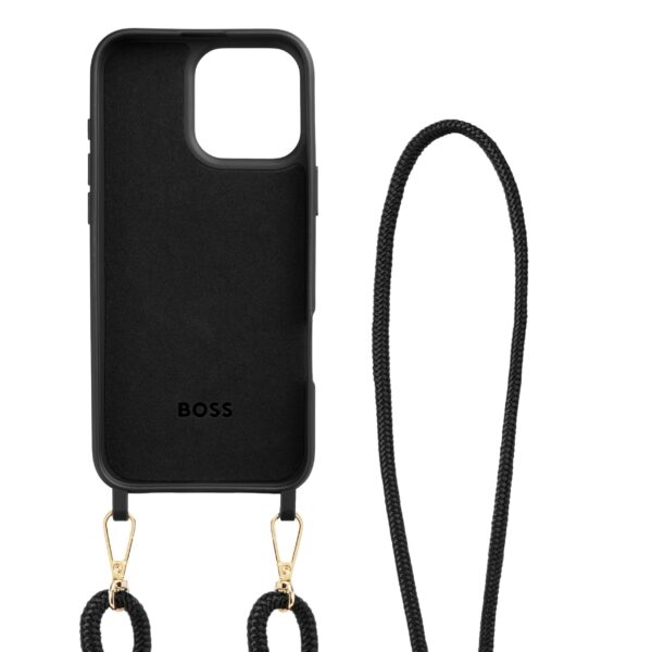 BOSS  iPhone 16 Pro Max Double B Black & Gold Case - Image 2