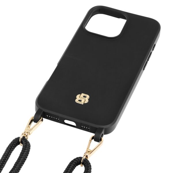 BOSS  iPhone 16 Pro Max Double B Black & Gold Case - Image 3