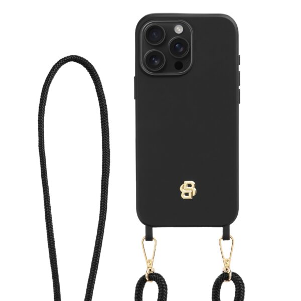 BOSS  iPhone 16 Pro Max Double B Black & Gold Case - Image 4
