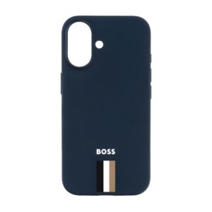 BOSS iPhone 16 Iconic Navy Case