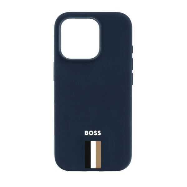 BOSS iPhone 16 Pro Iconic Navy Case