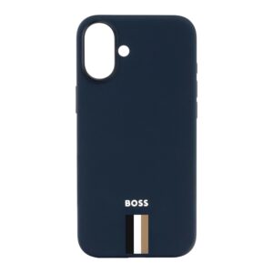 BOSS iPhone 16 Plus Iconic Navy Case
