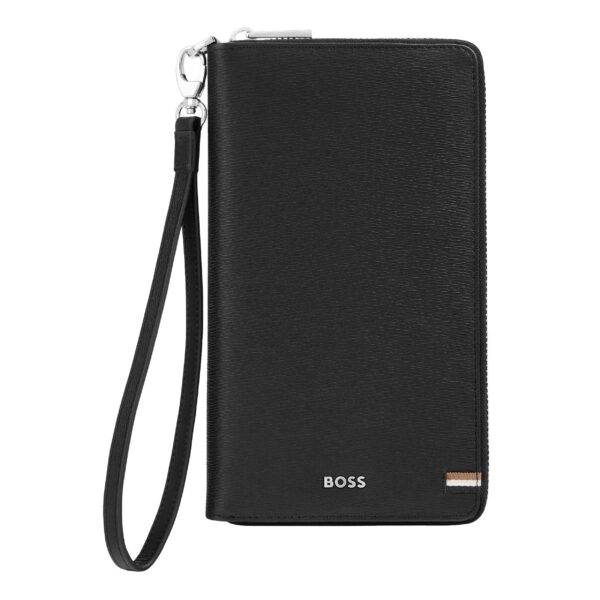 BOSS Leather Travel wallet Iconic Black - Image 2