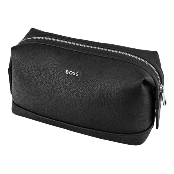 BOSS Classic Grained Black Toiletry Bag - Image 5