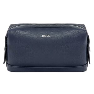 BOSS Classic Grained Navy Toiletry Bag