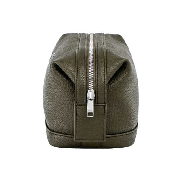 BOSS Classic Grained Khaki Toiletry Bag - Image 3