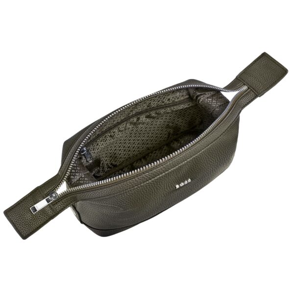 BOSS Classic Grained Khaki Toiletry Bag - Image 4