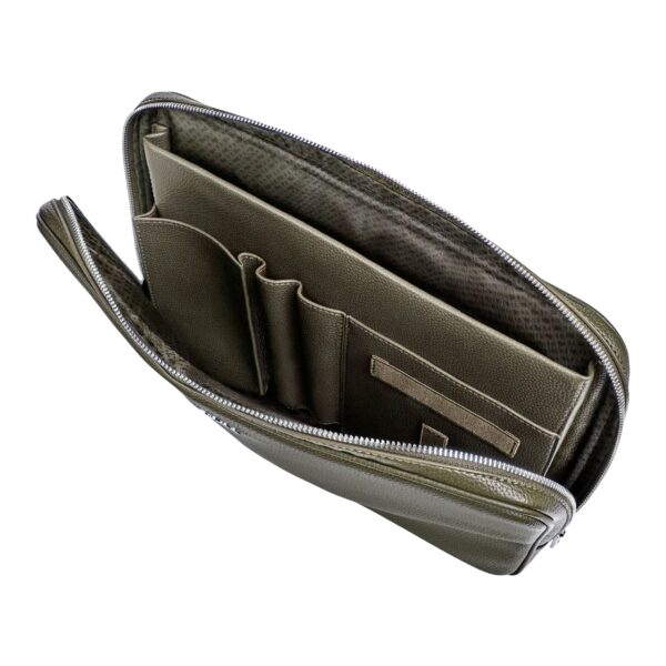 BOSS Laptop Bag Classic Grained Khaki - Image 5