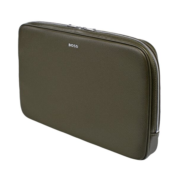 BOSS Laptop Bag Classic Grained Khaki - Image 3