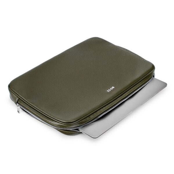 BOSS Laptop Bag Classic Grained Khaki - Image 4