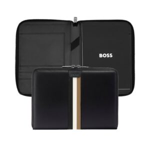 HUGO BOSS Conference Folder zip A4 Iconic Black