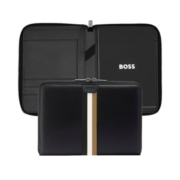 HUGO BOSS Conference Folder zip A4 Iconic Black