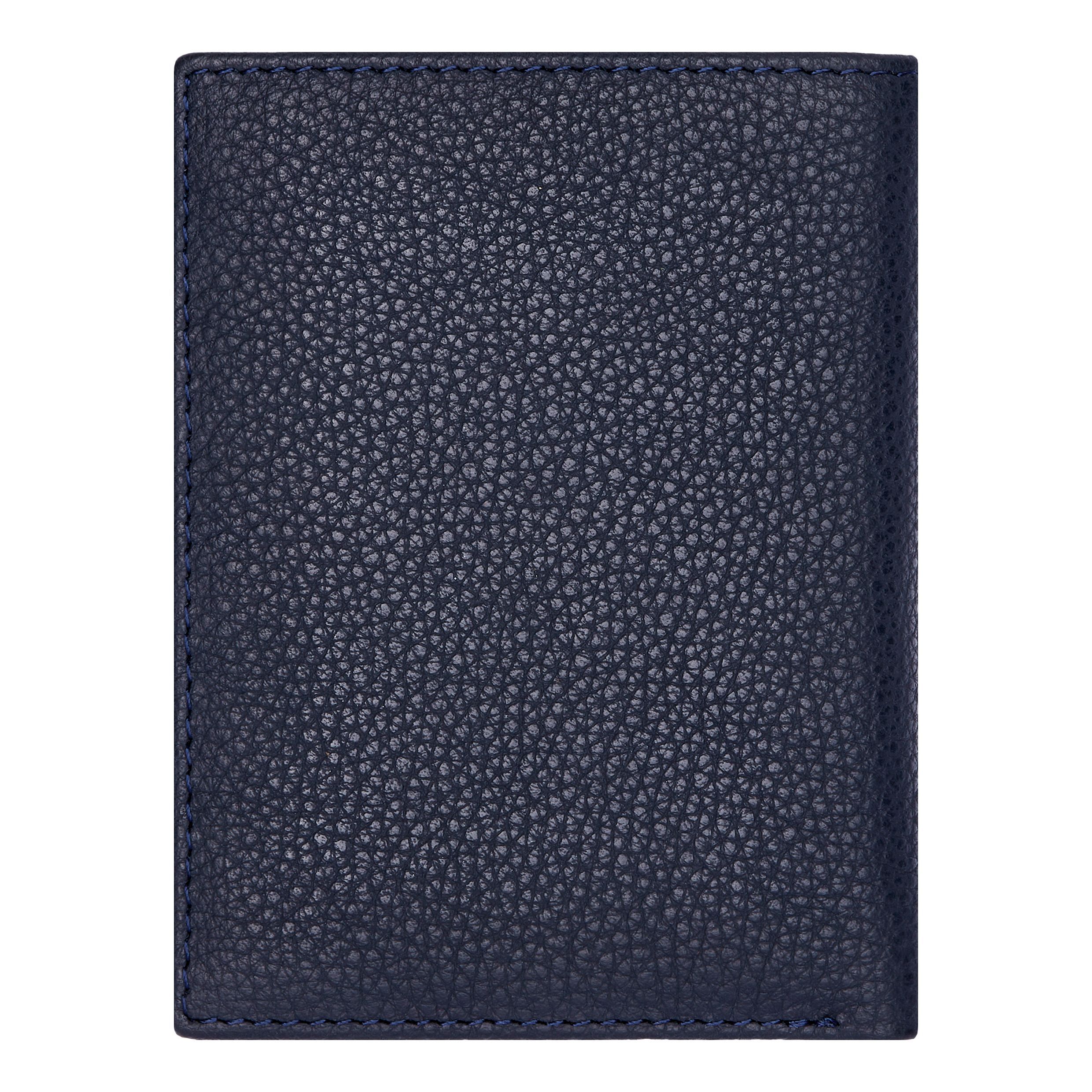 BOSS Folding Card holder Classic Grained Navy - Image 2