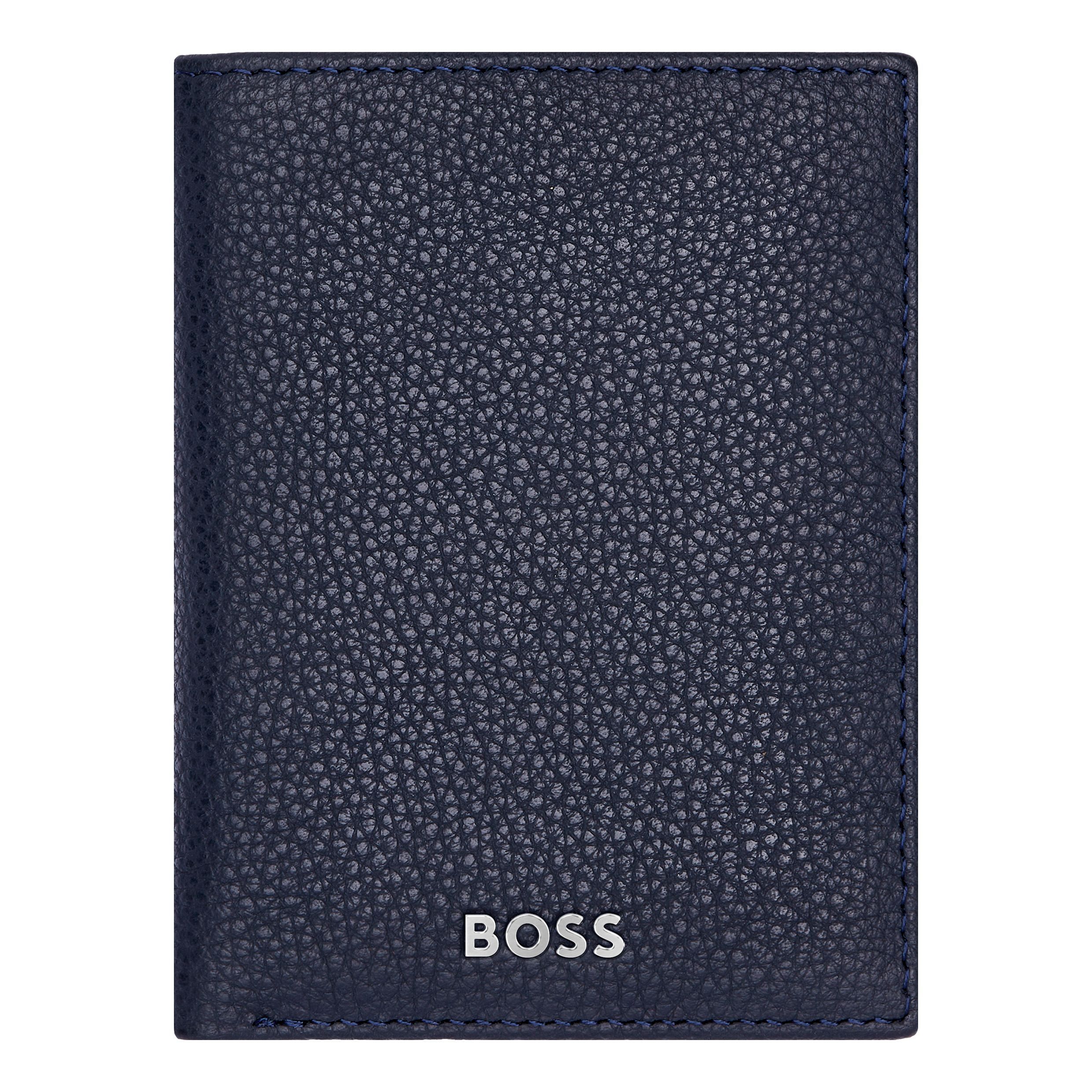 BOSS Folding Card holder Classic Grained Navy - Image 3