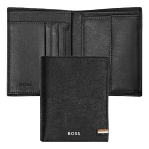 BOSS Card Holder with Money Pocket Iconic Black