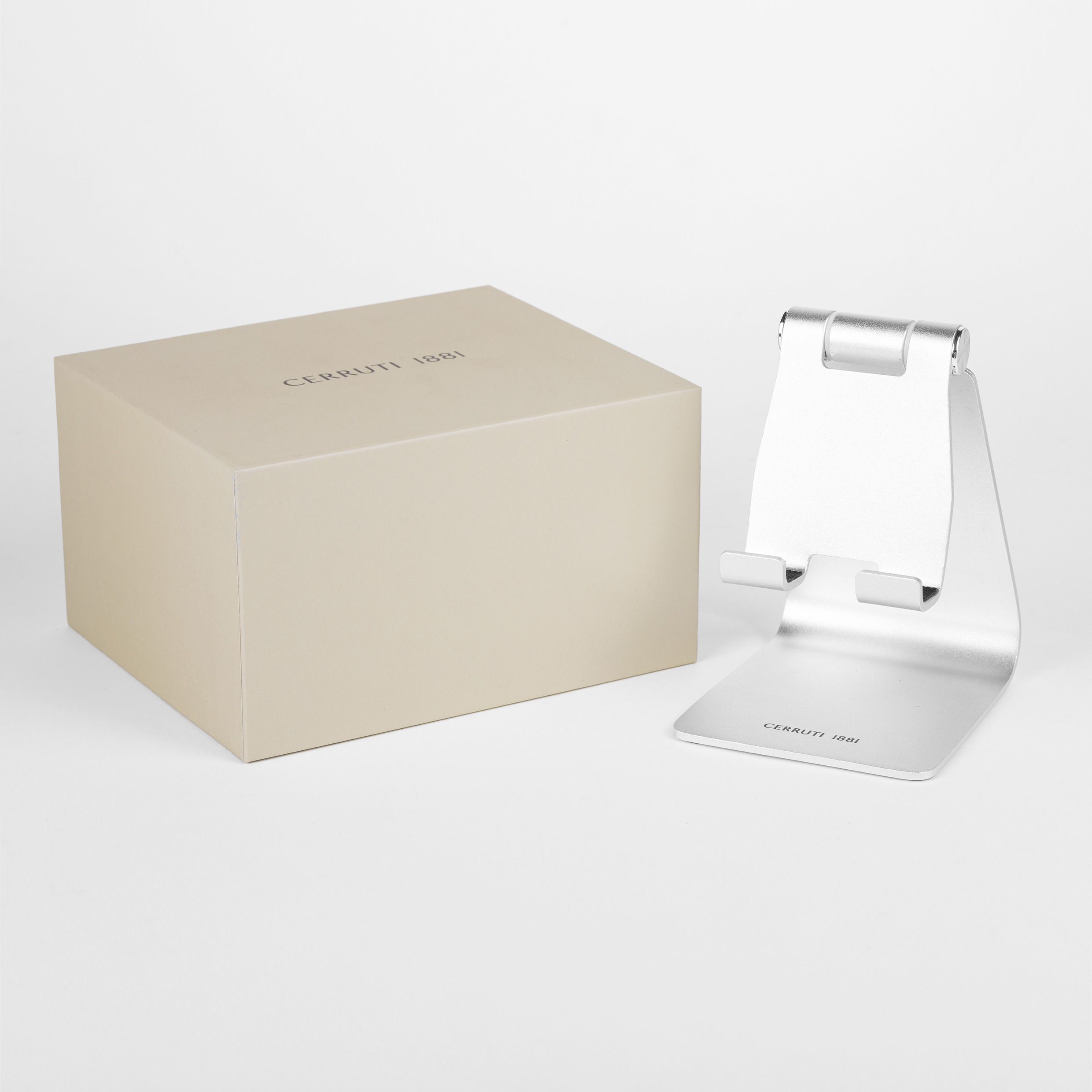 CERRUTI 1881 Phone Stand Block Silver - Image 3