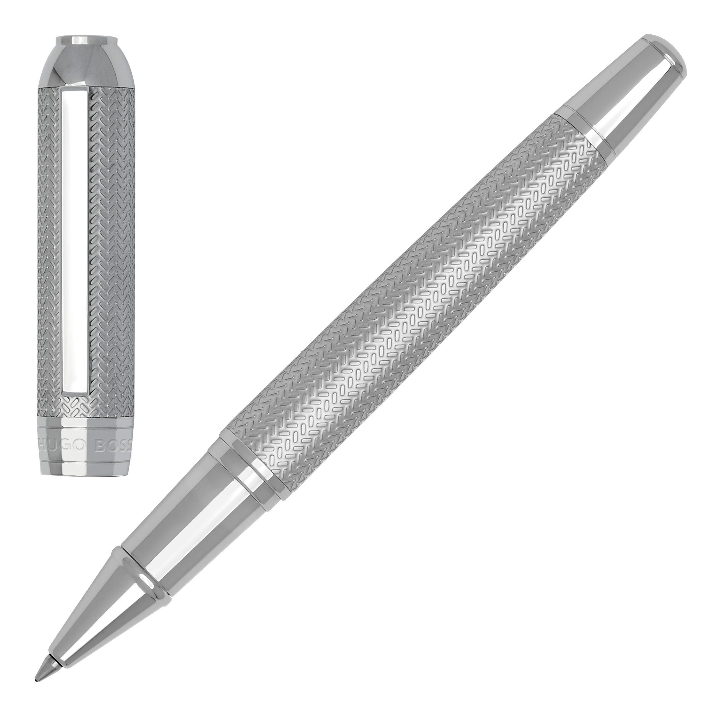 HUGO BOSS Rollerball Pen Elemental Silver