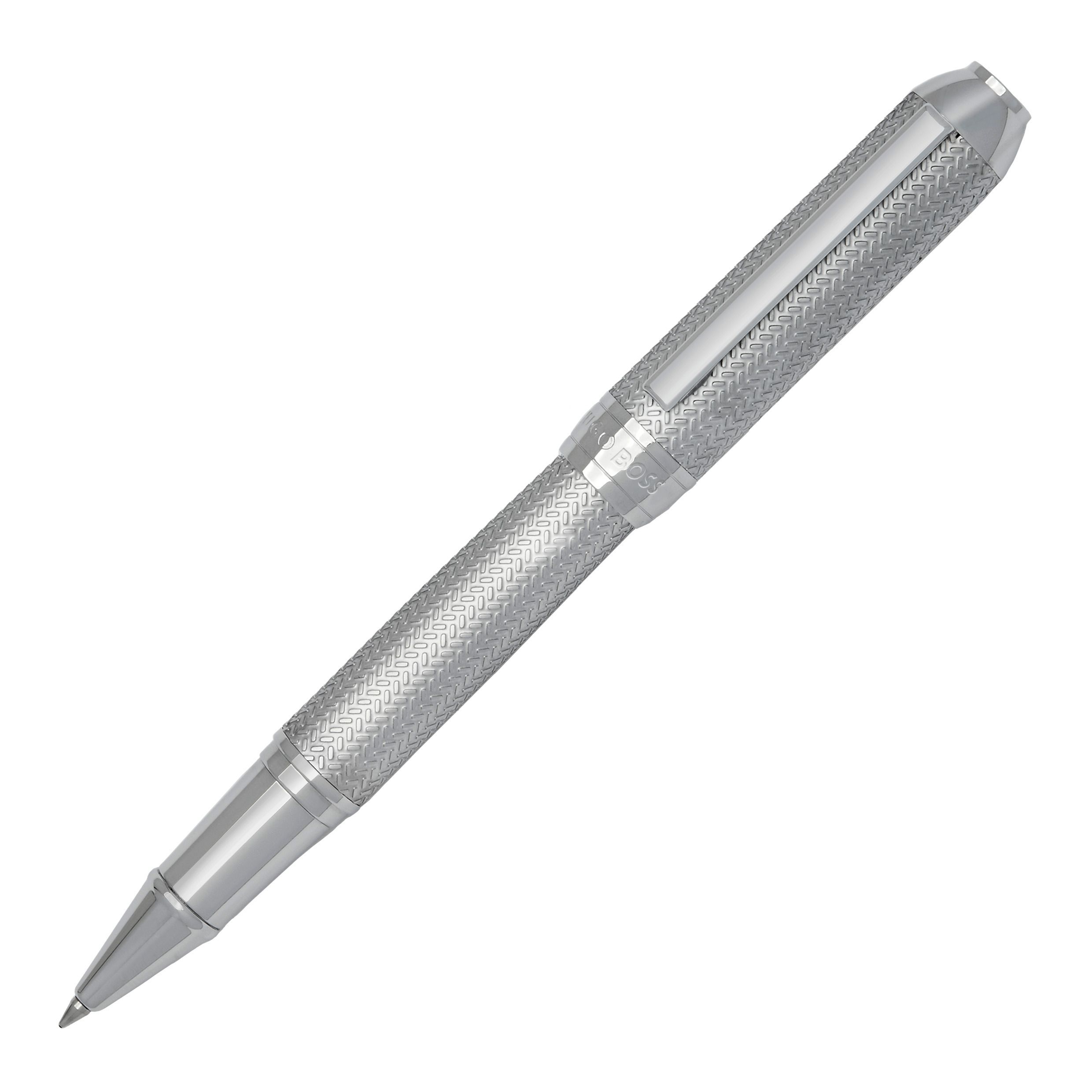 HUGO BOSS Rollerball Pen Elemental Silver - Image 4