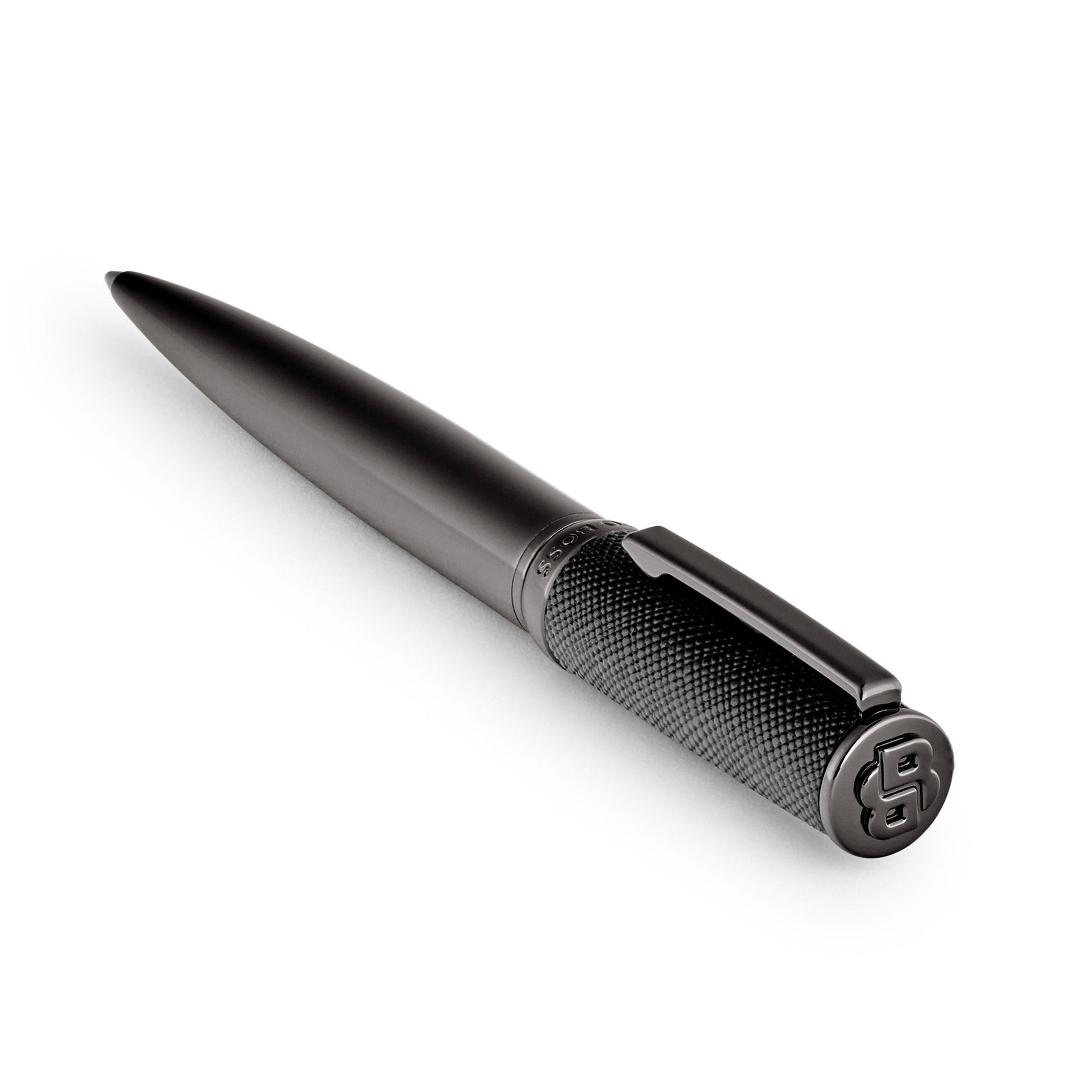 HUGO BOSS Ballpoint Pen Double B Saffiano Black - Image 4