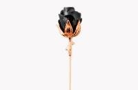 Tateossian Black Rose Gold Lapel Pin - Image 2