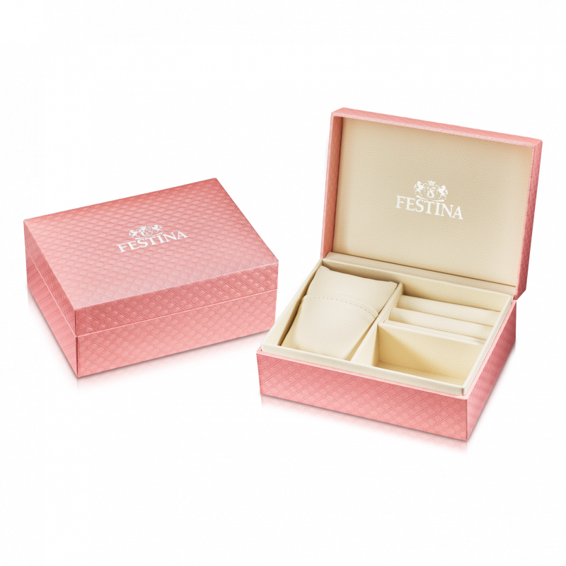 Festina Classics Watch F20514/3 Champagne Steel Strap, Women's - Image 3