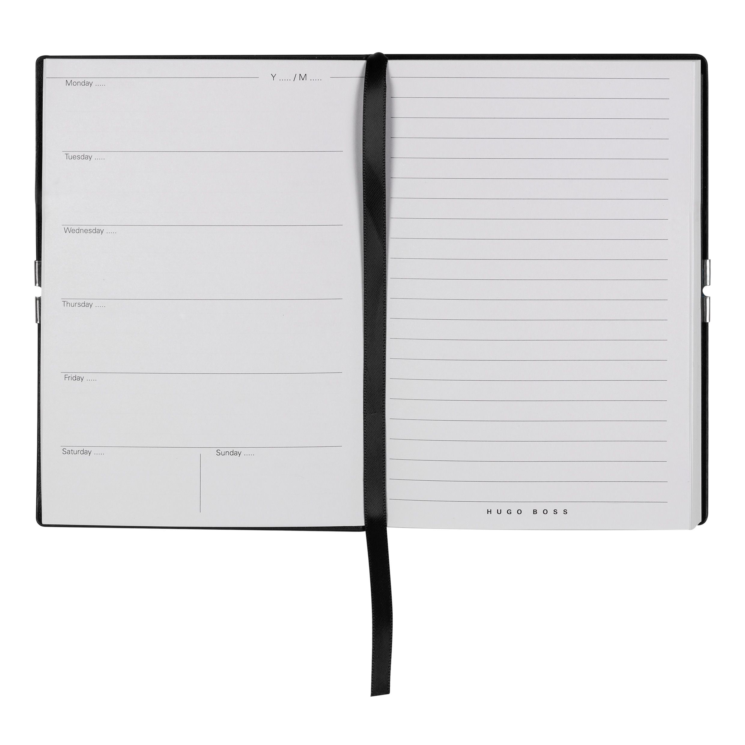 Hugo Boss - Notebook A6 Storyline Black Agenda - Image 3