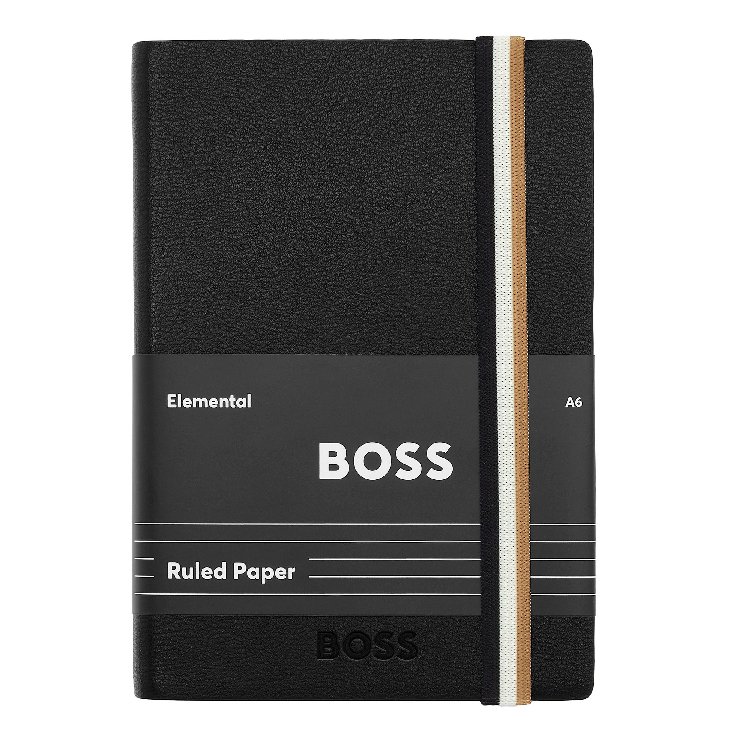 BOSS Notebook A6 Iconic Black Lined