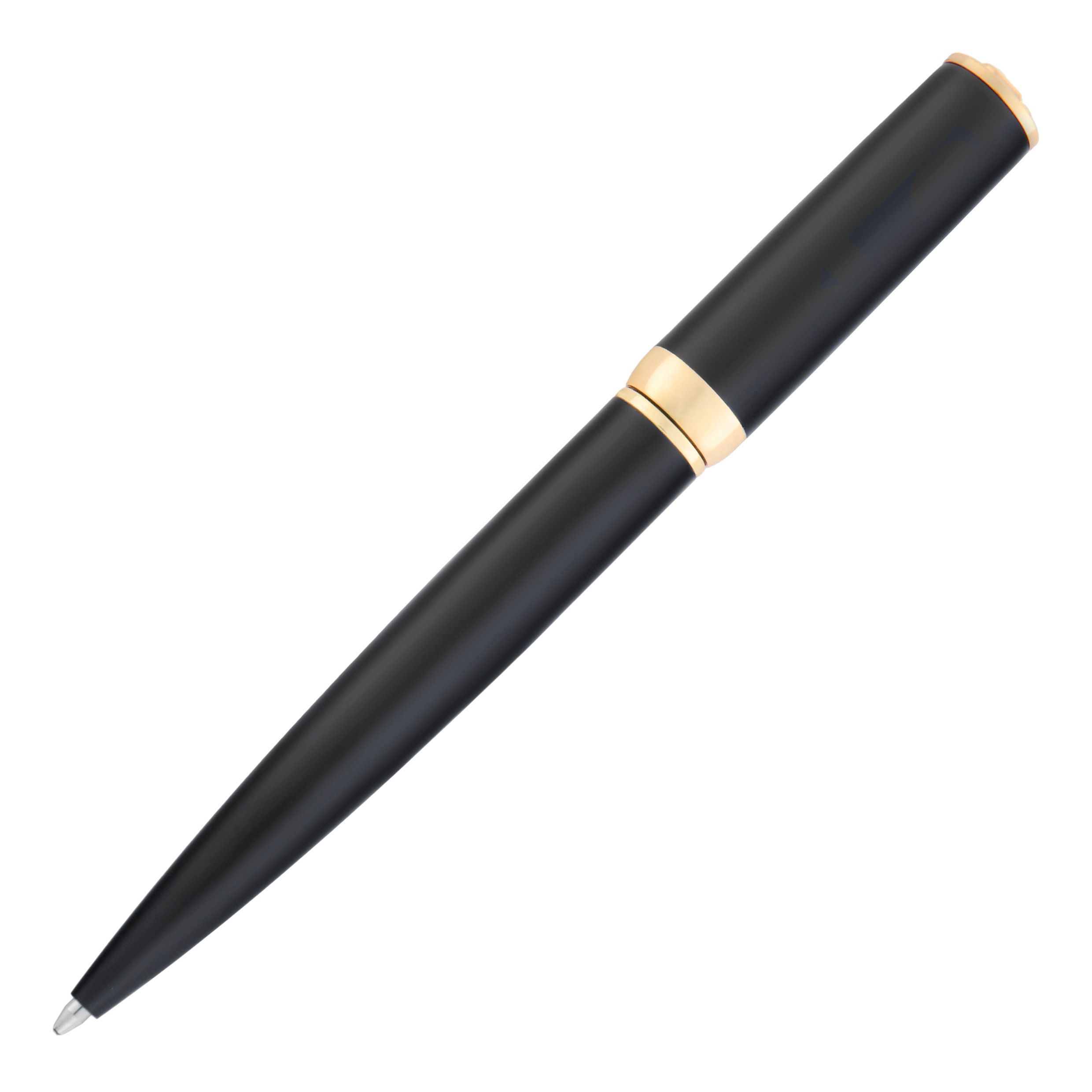 HUGO BOSS Ballpoint pen Arche Double B Black/Gold - Image 2