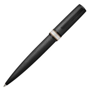 HUGO BOSS Ballpoint Pen Arche Brushed Ring Black