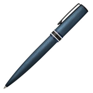HUGO BOSS Ballpoint Pen Arche Brushed Ring Navy
