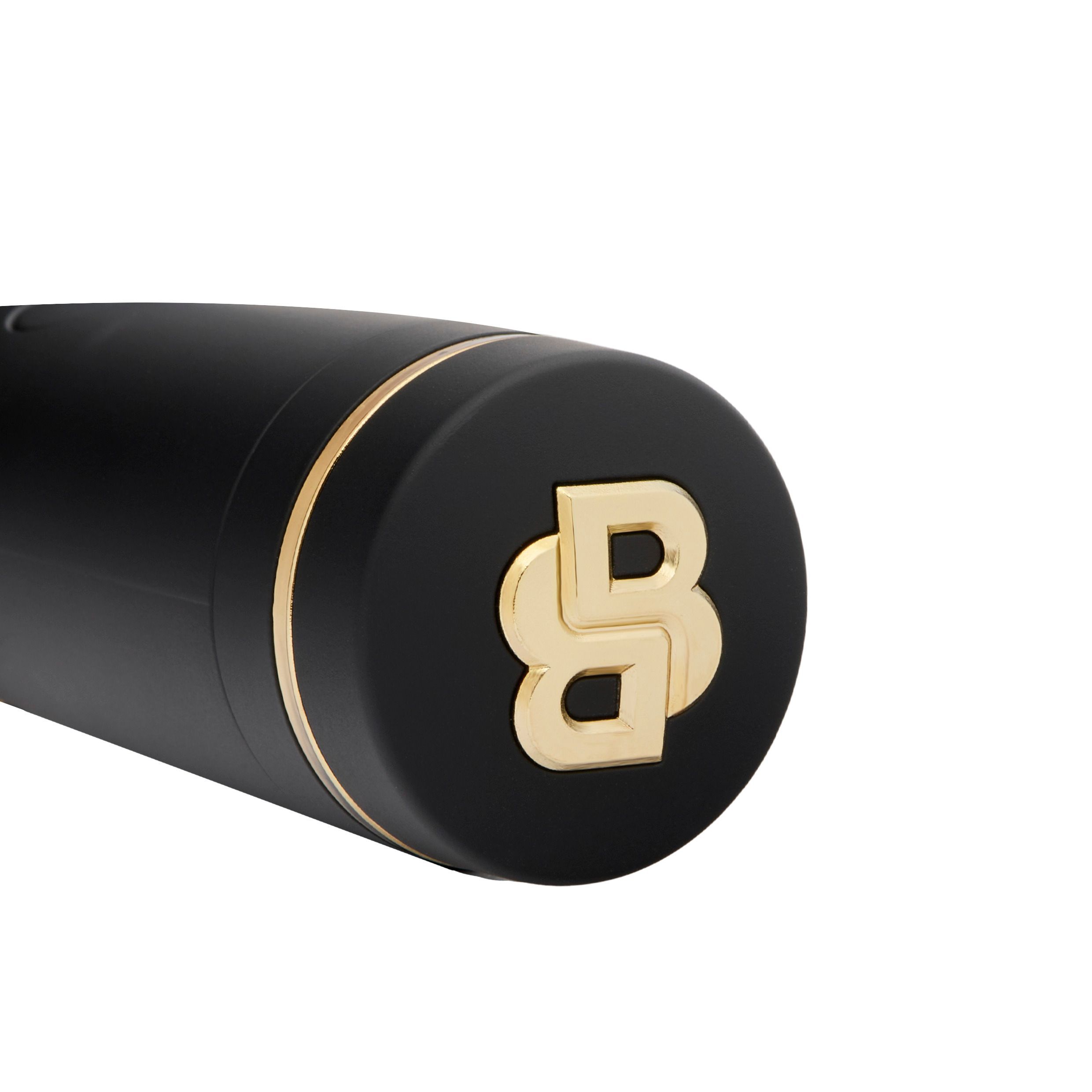 BOSS Pocket Umbrella Double B Black & Gold - Image 4