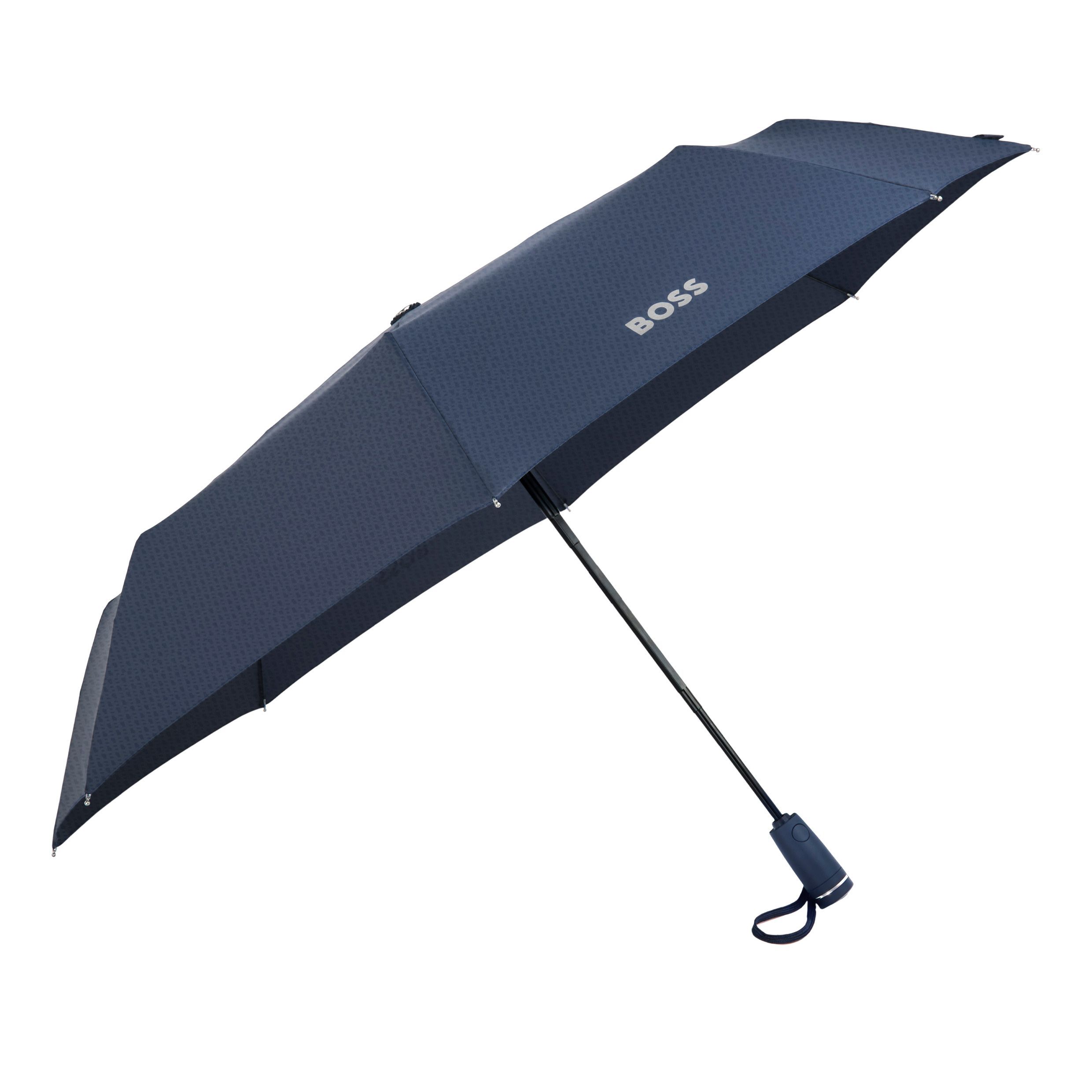 BOSS Pocket Umbrella Double B Navy
