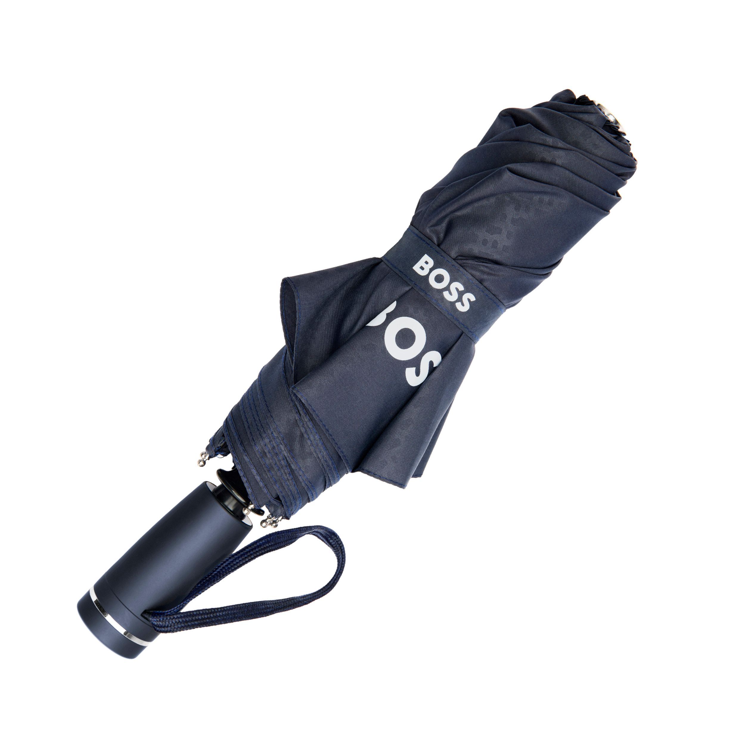BOSS Pocket Umbrella Double B Navy - Image 2