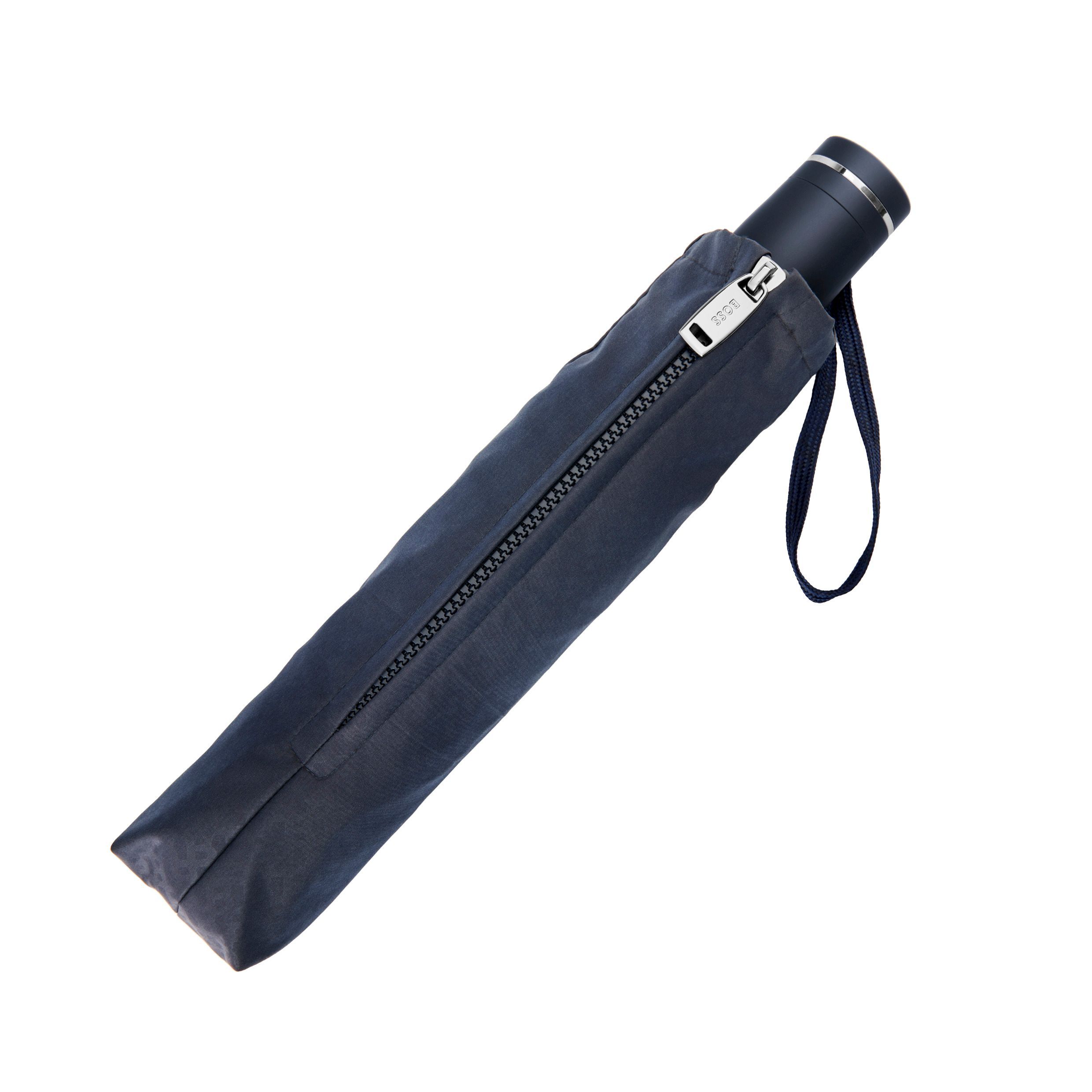 BOSS Pocket Umbrella Double B Navy - Image 4