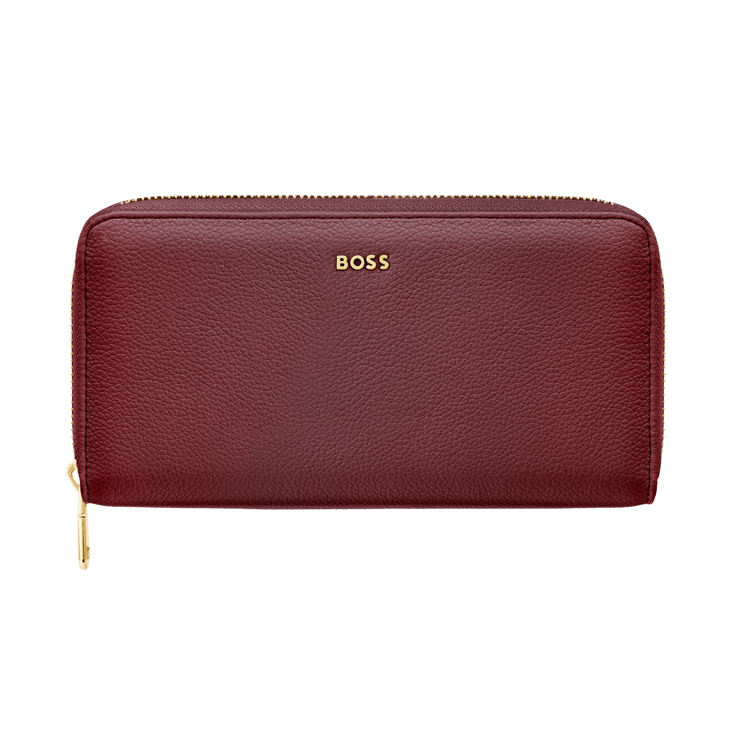 BOSS Travel Wallet Signature Lady Burgundy NEW - Image 2