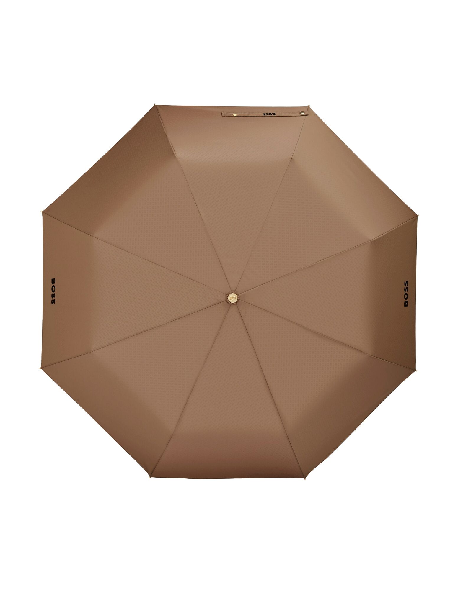 BOSS Pocket Umbrella Double B Camel NEW - Image 3